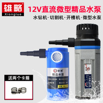  Rhinestone small water pump Pumping pump special DC 12v mini slotting machine punching self-priming small submersible micro water pump