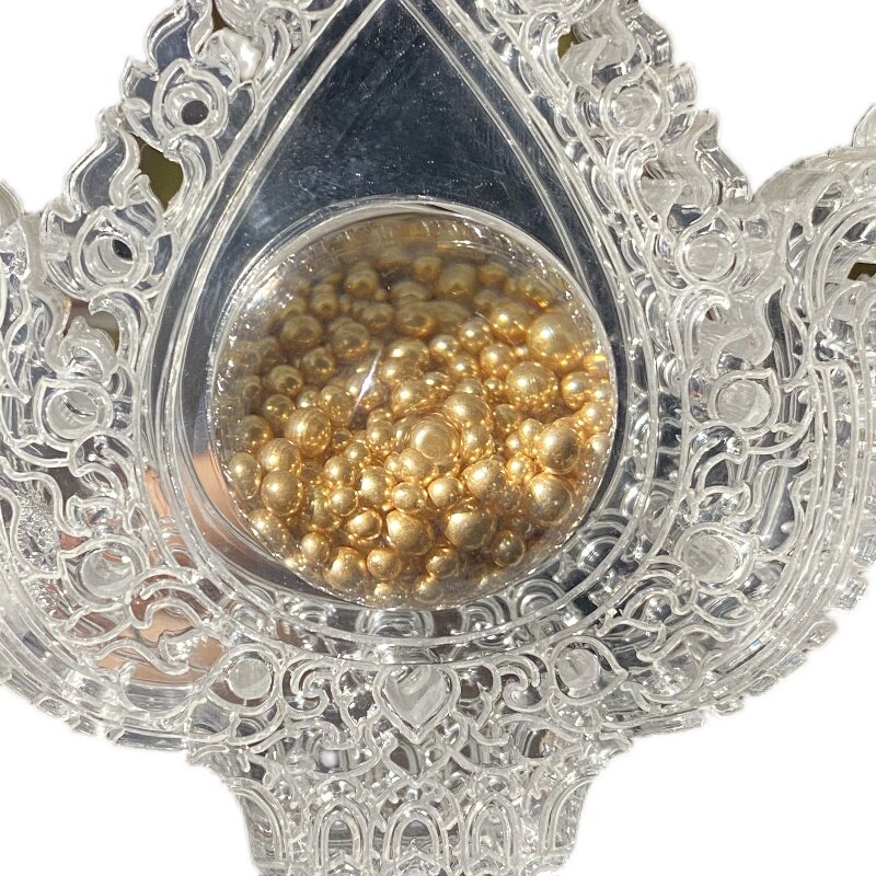 Sakyamuni Buddha golden solid son Mornebao old tower out of Tegäu box for the Shelita supply