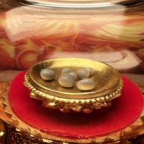 Obstacle-removing Pusa solid seed single piece for stupa and black box size ranging from 5-7mm sent out randomly