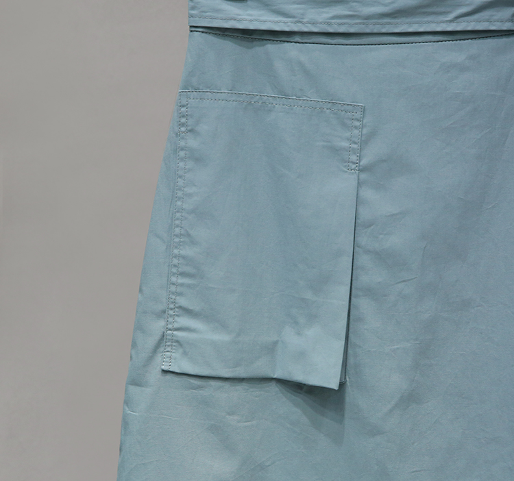 Mùa thu ba màu 2019 hè mới váy eo cao nữ thời trang cotton đơn giản Một chiếc váy chữ S910631Q10 - Váy chân váy lụa satin