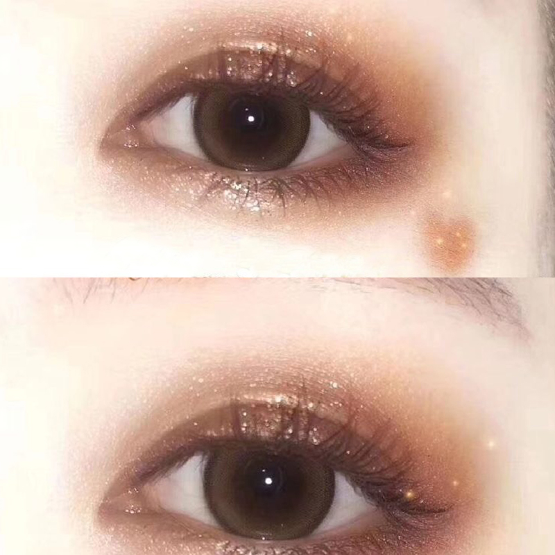 Xianben Grey Hitomi Year throwing women's net red money small large diameter mixed blood European and American blue Ecrystal contact lenses tossed for half a year