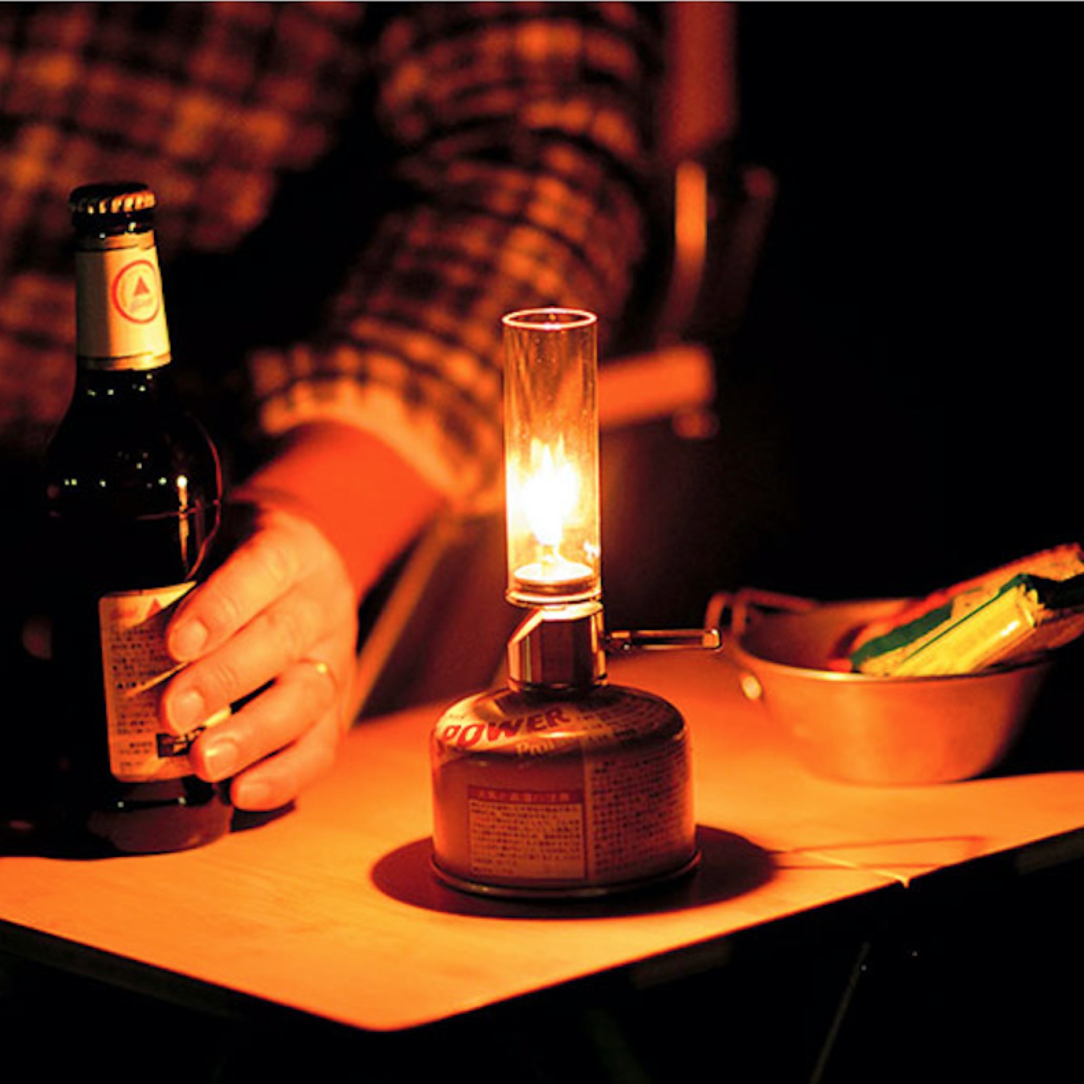 Spot Japanese snow peak Snow peak GL-140 small night curry atmosphere light outdoor camping little steam light candle lamp