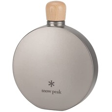 Фляжка snow peak titanium curved flask