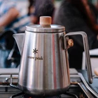 Spot Japan Xuefeng Snow Peak Campaign Master Coffee Chonging Pot Плохой чайник из нержавеющей стали CS-115