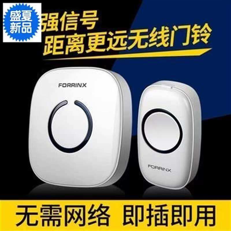 Wireless home electronic doorbell home office guest visiting remote control notification call bedside call person caller