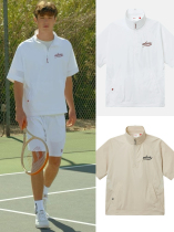 South Korea｜Wilson Tennis Series Mens Retro Label Half-Zip Short Sleeves｜24 New Style