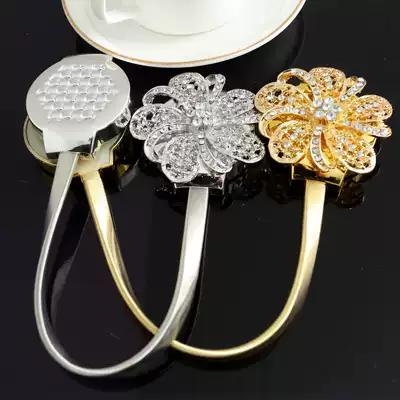 Punch-free European-style magnetic curtain buckle curtain tie ball strap Curtain clip Korean curtain jewelry tie flower magnet