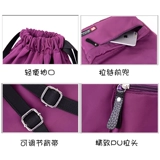 Спортивный универсальный школьный рюкзак для отдыха подходит для мужчин и женщин, сумка для путешествий, водоотталкивающий мешочек, на шнурках