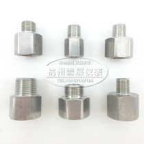 Pressure gauge stainless steel adapter M20 * 1 5 rotation G1 2 (4 points) G1 4 (2 points) M14 * 1 5