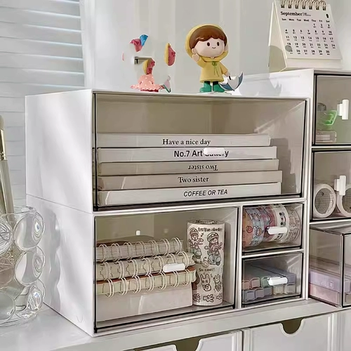 Ящик для хранения настольных компьютеров прозрачный ящик канцелярские товары косметика отделка