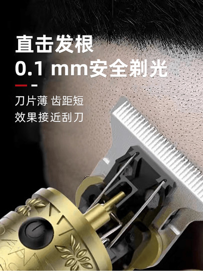 German Precision Electric Hair Clipper and Shaver Combo for Men, All-In-One Electric Hair Trimmer and Shaver for Bald Heads