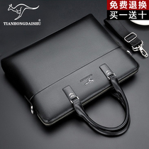 Mens bags mens bags handbags briefcases mens business shoulder bags genuine leather casual shoulder bags