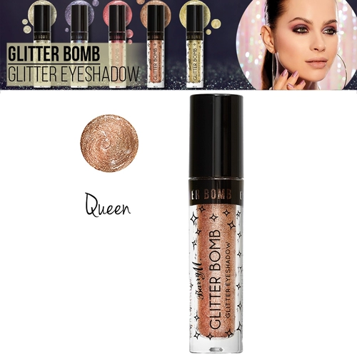 Британский Barry M Flash Liquid The Eye Shadow Queen Glitter Bomb Bomb Тени для век