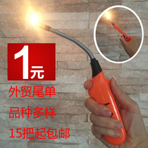 Foreign trade tail single open flame ignition gun firearms Gas stove Natural gas kitchen extended lighter candle ignition stick