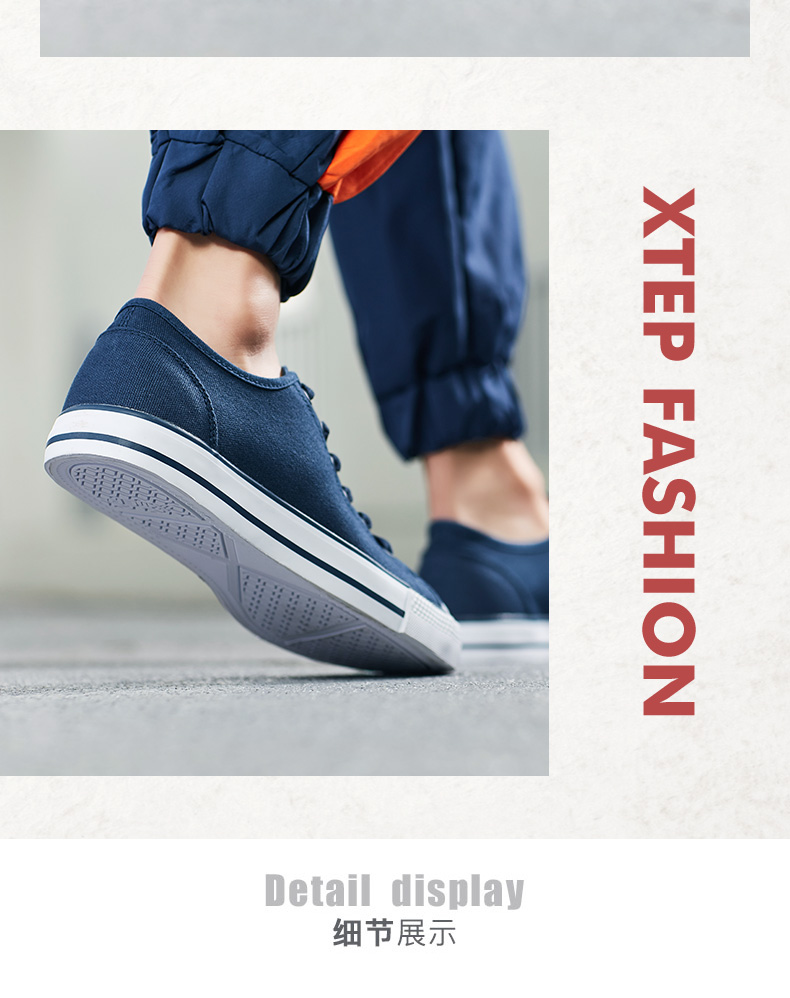 Giày vải nam Xtep phiên bản Hàn Quốc mùa hè 2019 hoang dã mới retro hợp thời trang giày nam giản dị - Plimsolls giày thể thao nam adidas