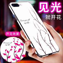 (In case of light flowering)Apple 8plus mobile phone shell 7plus drop-proof 6 female models net red iphone high-grade 7p women 2021 new 8p high-grade 8 male models 7 silicone ins wind