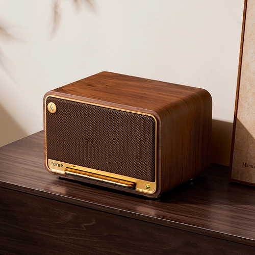 Беспроводной Bluetooth-динамик Edifier M330, деревянный настольный динамик в стиле ретро для гостиной, мощный ударный встроенный динамик