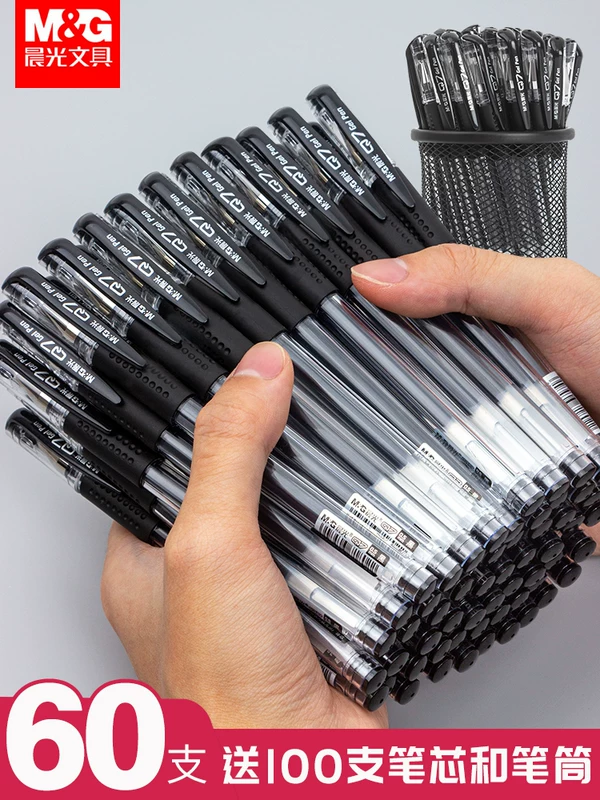 Роллер‑гелевая ручка, грифель для студентов, красная шариковая ручка для офиса, канцелярия, официальный флагманский магазин, 0.5 мм