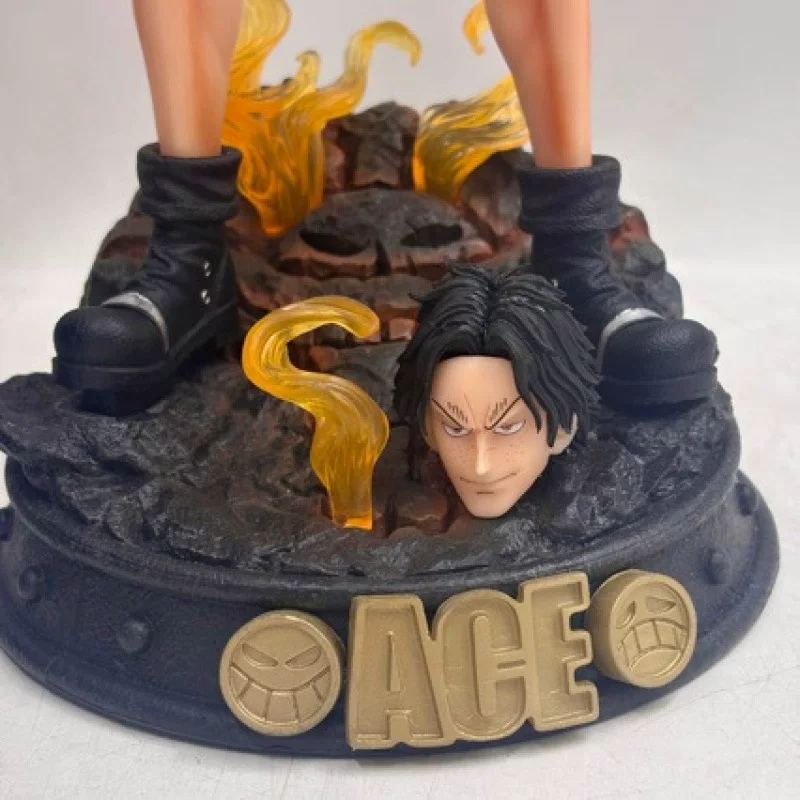 Статуя One Piece LC Anniversary Ace: модель Огненный кулак Эйс, аниме-перефериальная статуя, двамерные украшения