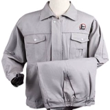 Хлопковый демисезонный комбинезон, износостойкий лонгслив, увеличенная толщина, защита от ожогов