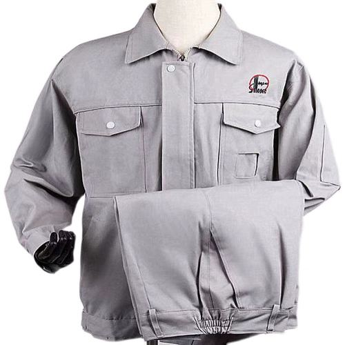 Хлопковый демисезонный комбинезон, износостойкий лонгслив, увеличенная толщина, защита от ожогов