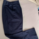 Хлопковые рабочие износостойкие штаны, свободный прямой крой, защита от ожогов