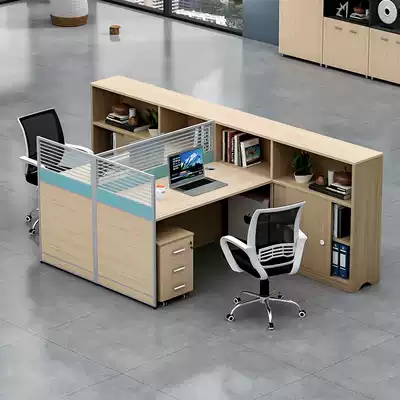 Screen combination Desk and chair Finance room staff desk Office staff desk Computer desk Guangdong office furniture