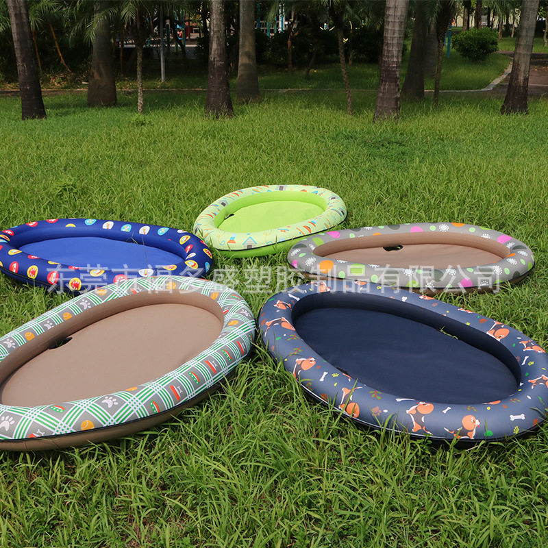 8 cash floating platoon pvc floating pet dog floating-water swimming floating bed floating bed floating mat water supplies toys-Taobao