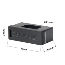BLX-A type 5*20 fuse holder with cover fuse tube fuse holder for 5x 20 sub-fuse holder