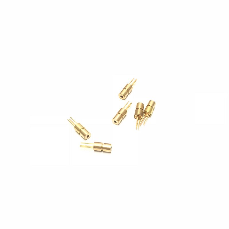 4mm激光管 650nm5mw激光模组 小型镭射点状激光头 激光传感器三脚