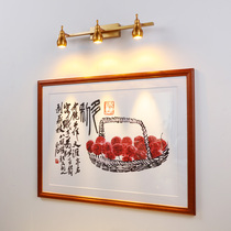 Living room background wall light Living room dining room bedside corridor light calligraphy and painting light Modern simple gold single head small spot light
