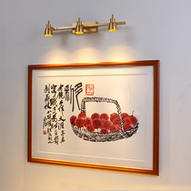 Mirror headlights led bathroom toilet vanity lights Mirror wall lights Nordic modern minimalist mirror cabinet lights Background wall lights