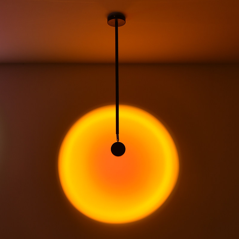 Spotlight surface mounted ceiling sunset new sunset red dawn decoration simple projection atmosphere restaurant light meile light