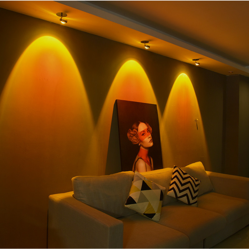 Wall lights 2021 new sunset projection lamp bedroom bedroom headlights living room stairway staircase lamp decorated lamps