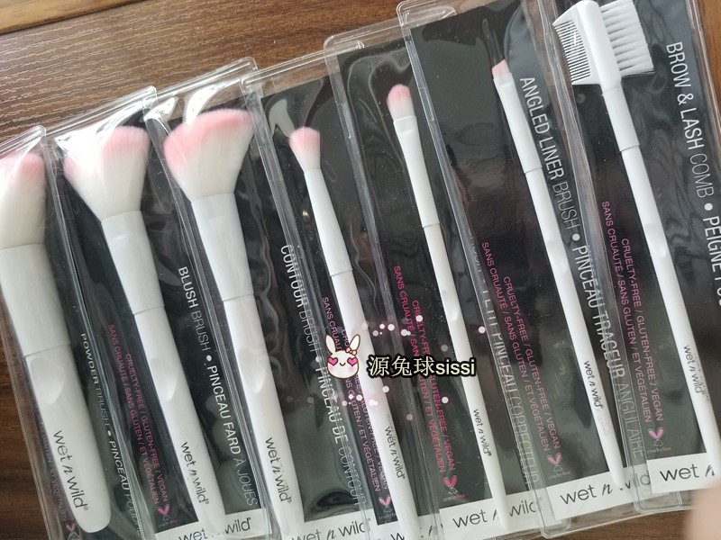 Brush lever micro-flawless net n wild wet and wild cabbage make-up eye shadow Fizzy Eyellate Eyelink pink blush