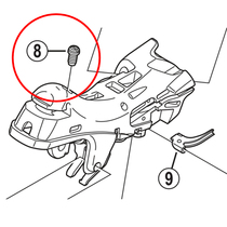 shimano shimano Road Car 4700 5800 6800 9000 Hand Variable Brake Stroke Adjustment Screw