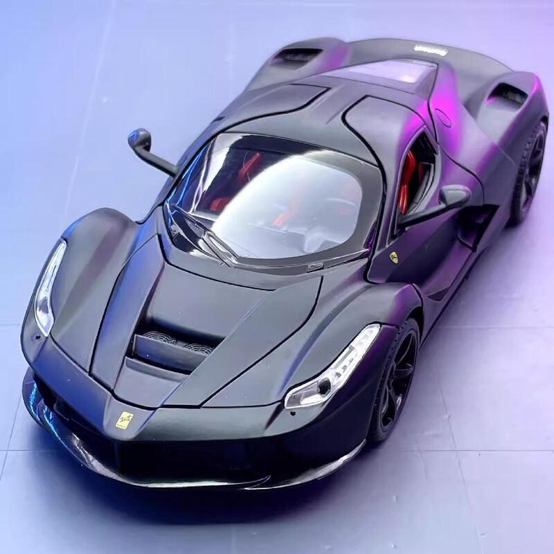 1:22 Scale Ferrari Laferrari Large Alloy Sports Car Model Metal Car Collectible Display Piece Simulation Toy Birthday Gift
