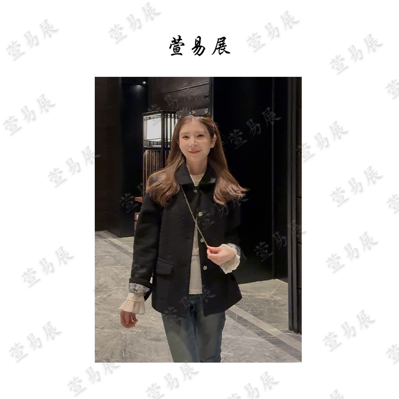 - "Jacques Starry Sky" Australian Wool Fine-Gauge Shiny and Elegant Coat [Dry Clean] - Wt6090803
