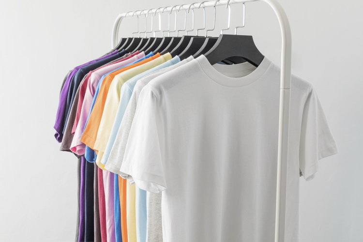Ami ngắn tay Nhật Bản cotton nặng màu lỏng lẻo đáy áo tròn cổ áo thun nam từ bi nửa mùa hè tay áo áo tommy