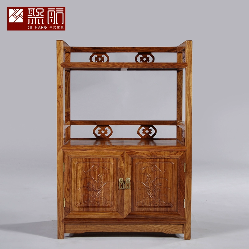 Đồ nội thất bằng gỗ gụ đầy đủ gỗ đàn hương màu đỏ gỗ đàn hương gỗ rắn tủ chè nhỏ tủ phụ nhà hàng Trung Quốc tủ lưu trữ tủ - Buồng