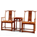 Мебель для красного дерева Ming Full Myanmar Rosewood Официальное шляпное кресло с тремя антикварными китайскими в стиле стулья