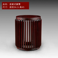 Прямой круглый табурет