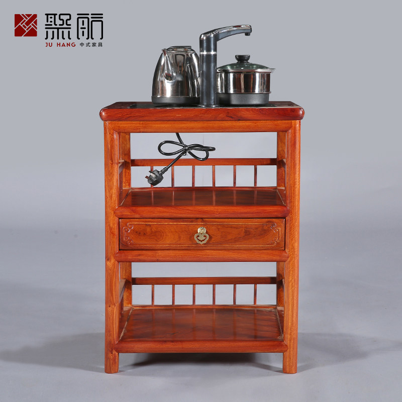 Juhang National Standard Mahogany Furniture Pure Burmese Rosewood Automatic Induction Cooker Coffee Table Corner Table Tea Table Side Table