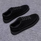 Тканевые трендовые мужские универсальные удерживающие тепло демисезонные туфли, спортивная рабочая повседневная обувь для отдыха