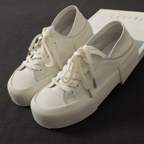 Туфли, универсальные полуботинки для отдыха, обувь, модные сапоги, из натуральной кожи, осенние, тренд сезона, мягкая подошва