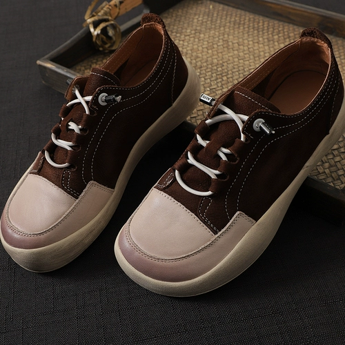 Обувь для отдыха для кожаной обуви, кожаные универсальные модные туфли, мягкая подошва, воловья кожа