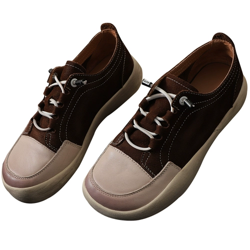 Обувь для отдыха для кожаной обуви, кожаные универсальные модные туфли, мягкая подошва, воловья кожа