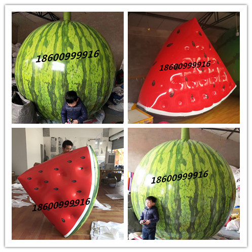 PVC Inflatable Fruit Watermelon Apple Grape Strawberry Orange Orange Berry Pears Mango Banana Model Card Ventilation Die