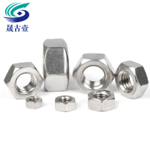 316 316 stainless steel nut hexagonal screw cap screw cap M6M8M10M12M14M16M18M20-M36