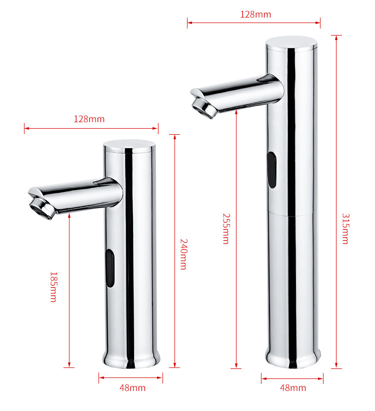 The fully automatic sensor faucet for washbasins, single hot and cold, all-copper intelligent washbasin, and infrared hand wash automatically dispense water undefined